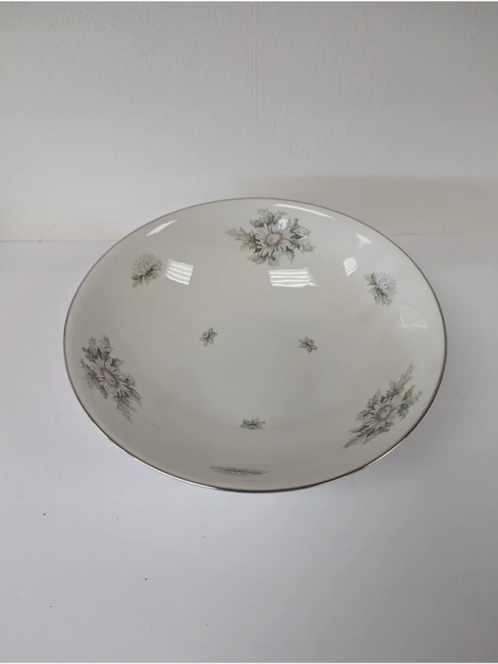 Franconia Silver Thistle Large Vegetable Serving Bowl 9 3/8